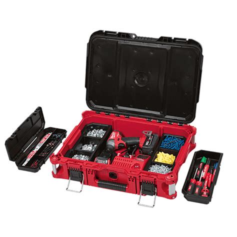 milwaukee steel heat gun box|milwaukee packout tool box.